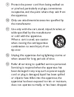 Preview for 10 page of Philips AJ7035D User Manual