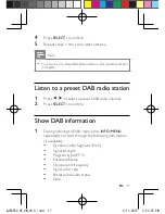 Предварительный просмотр 17 страницы Philips AJB3552 User Manual