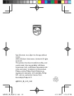 Preview for 36 page of Philips AJB3552 User Manual