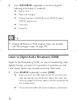 Предварительный просмотр 20 страницы Philips AJB4500 User Manual