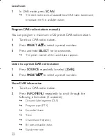 Предварительный просмотр 22 страницы Philips AJB4500 User Manual