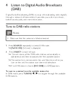 Предварительный просмотр 7 страницы Philips AJB4600 User Manual