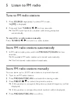 Предварительный просмотр 11 страницы Philips AJB4600 User Manual