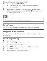 Предварительный просмотр 12 страницы Philips AJL303 User Manual