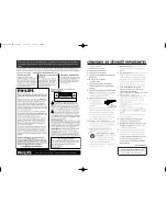 Предварительный просмотр 2 страницы Philips AJL308/17 (French) Manuel D'Utilisation