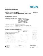 Philips Alto S06-01001 Material Safety Data Sheet preview