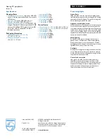 Preview for 2 page of Philips amBX SGC5101BD Specifications