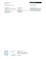 Preview for 2 page of Philips amBX SGC6101BD Specification Sheet