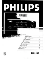 Philips Amplifier User Manual предпросмотр