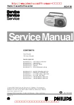 Предварительный просмотр 1 страницы Philips AQ 4130 Service Manual