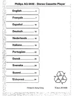 Предварительный просмотр 11 страницы Philips AQ 6446 Instructions For Use Manual
