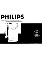 Предварительный просмотр 3 страницы Philips AQ 6542 User Manual