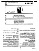 Предварительный просмотр 3 страницы Philips AQ 659*8 User Manual