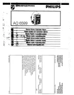 Preview for 3 page of Philips AQ 6599 User Manual