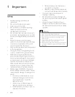 Preview for 3 page of Philips AQ1001 User Manual