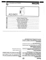 Предварительный просмотр 3 страницы Philips AQ6401 User Manual