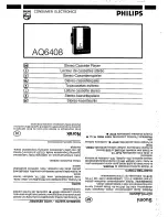 Preview for 3 page of Philips AQ6408 User Manual