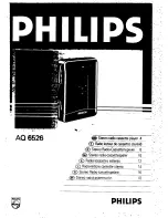 Предварительный просмотр 3 страницы Philips AQ6526 User Manual