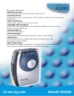 Preview for 1 page of Philips AQ6581/14 Product Information