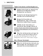 Preview for 14 page of Philips Aquagenic Quadra HQ7405 User Manual