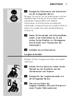 Preview for 15 page of Philips Aquagenic Quadra HQ7405 User Manual