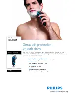 Philips AquaTouch AT750 Brochure & Specs preview