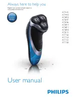 Philips AquaTouch AT750 User Manual предпросмотр