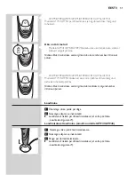 Preview for 51 page of Philips AquaTouch AT750 User Manual