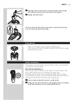 Preview for 57 page of Philips AquaTouch AT750 User Manual