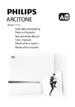 Philips ARCITONE 40603/**/16 User Manual preview
