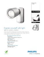 Philips Arcitone 57990/48/96 Brochure preview