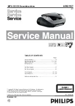 Philips ARG1137 Service Manual preview