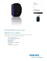 Philips ARMBAND CASE SJM2003 Specifications предпросмотр