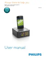 Предварительный просмотр 1 страницы Philips AS 130 User Manual