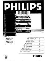 Philips AS 505 User Manual preview