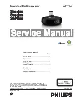 Предварительный просмотр 1 страницы Philips AS111 Service Manual