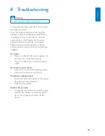 Предварительный просмотр 31 страницы Philips AS111 User Manual