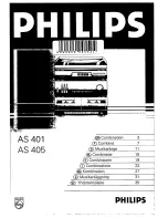 Preview for 1 page of Philips AS401 User Manual