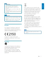 Preview for 4 page of Philips AS851/10 User Manual