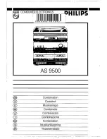 Philips AS9500 User Manual предпросмотр