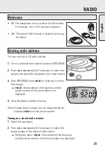 Preview for 21 page of Philips AT9230 User Manual