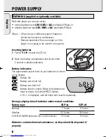 Предварительный просмотр 8 страницы Philips AT9240 User Manual