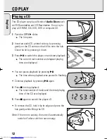 Предварительный просмотр 12 страницы Philips AT9240 User Manual