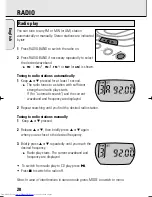 Предварительный просмотр 20 страницы Philips AT9240 User Manual