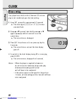 Предварительный просмотр 22 страницы Philips AT9240 User Manual