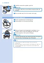 Preview for 22 page of Philips Avance Collection HD9643/17 User Manual