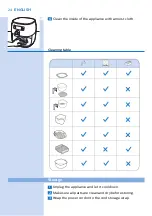 Preview for 24 page of Philips Avance Collection HD9643/17 User Manual