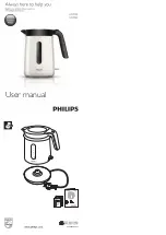 Preview for 1 page of Philips Avance HD9343/00 User Manual