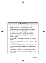 Preview for 5 page of Philips Avance HR2355/08 User Manual