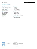 Preview for 3 page of Philips AVENT DECT SCD535/00 Specifications